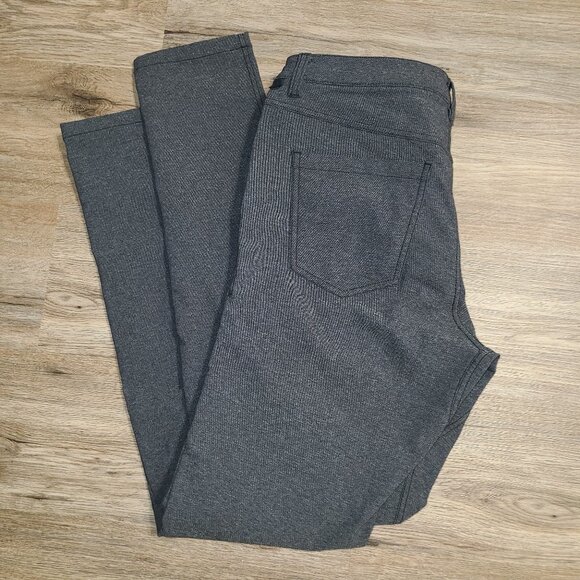 Lululemon men 34 x 33 ABC Pants Slim Tech Canvas 33" inseam Heathered Gray - Picture 1 of 7